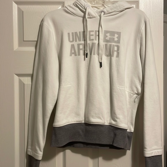 Under armour white sweatshirt - Picture 1 of 1